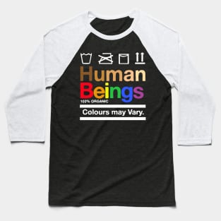 human beings colours Baseball T-Shirt